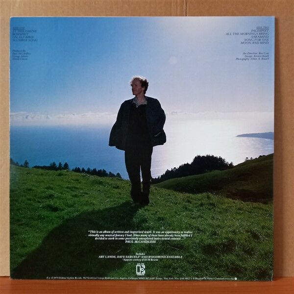 PAUL MCCANDLESS – ALL THE MORNINGS BRING (1979) - LP 2.EL PLAK