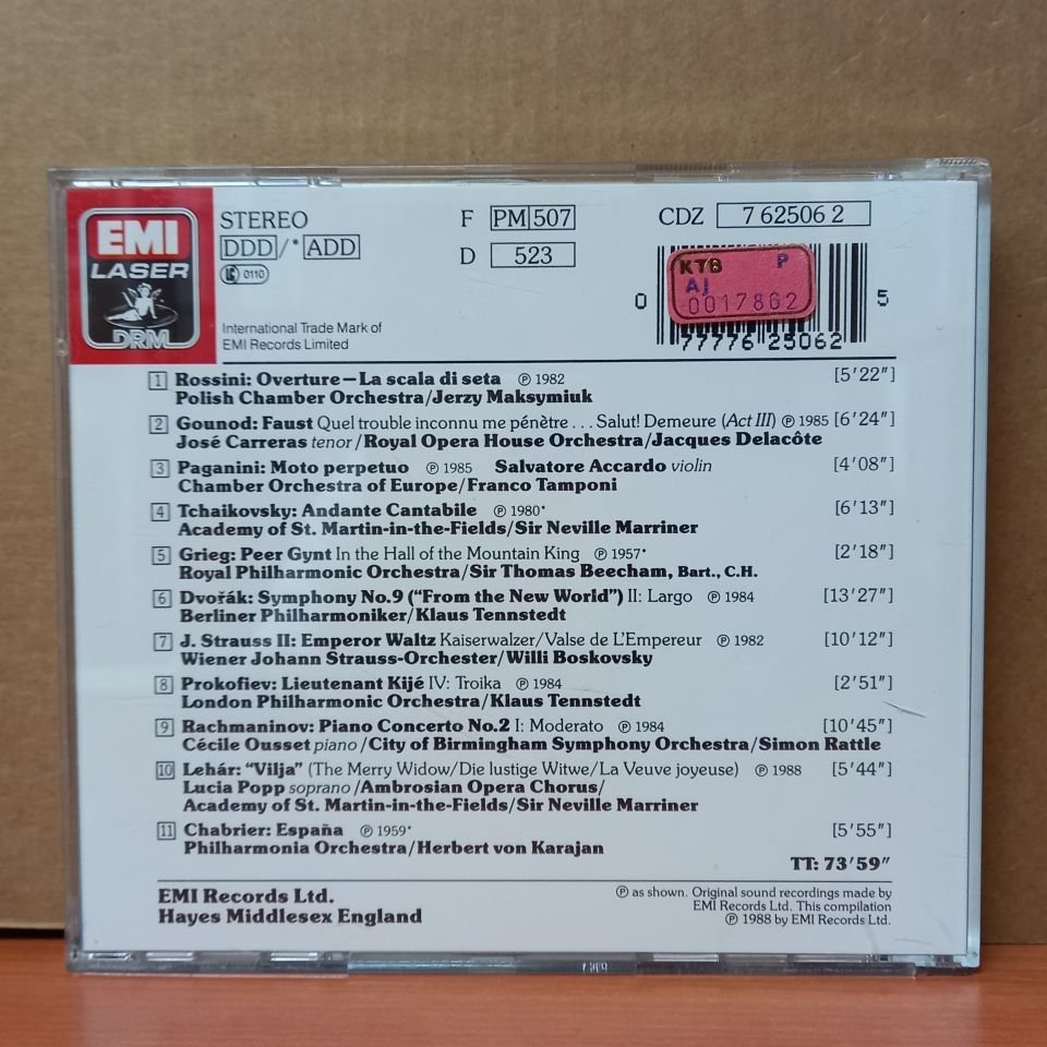 BEST LOVED CLASSICS 7 (1988) - CD 2.EL