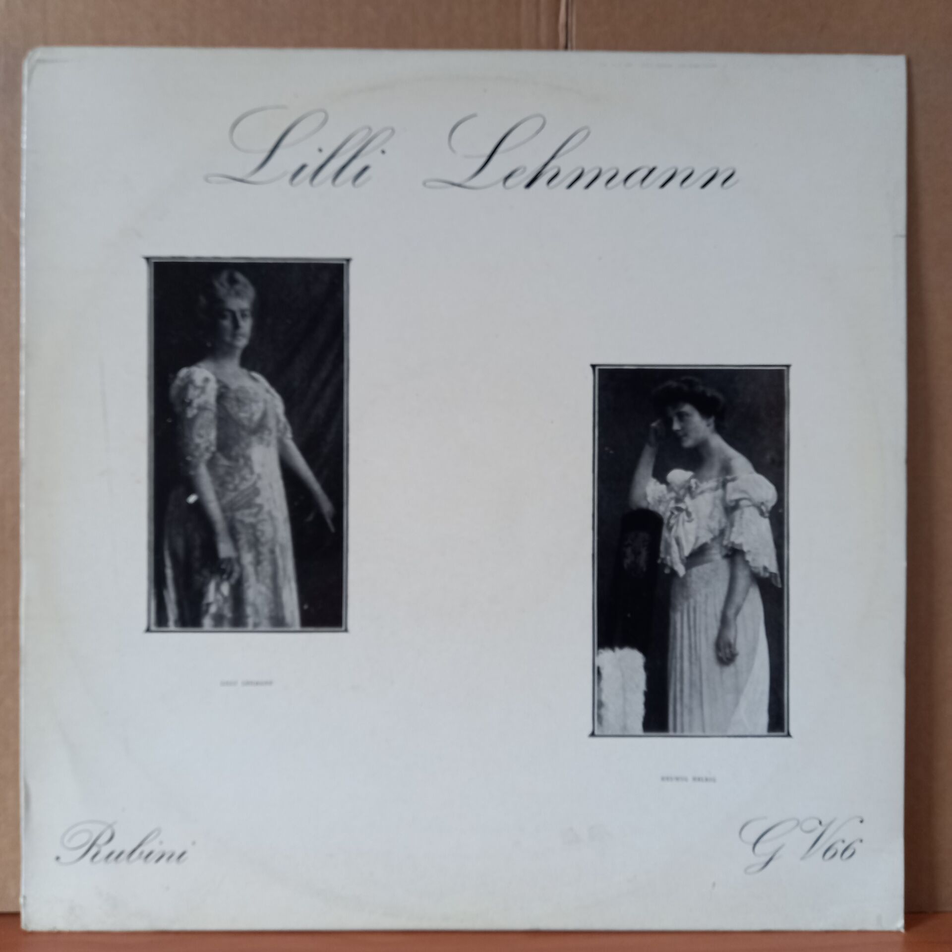 LILLI LEHMANN / BEETHOVEN, VERDI, MOZART, WAGNER - LP 2.EL PLAK