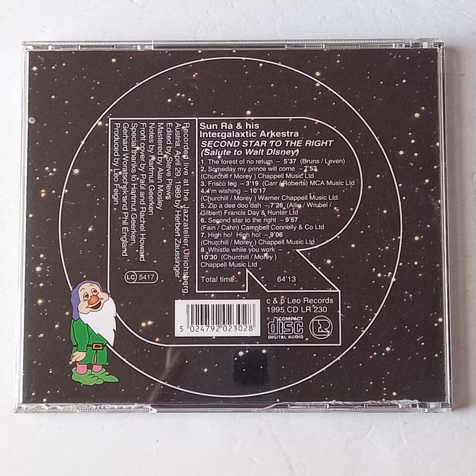 SUN RA & HIS INTERGALAXTIC ARKESTRA – SECOND STAR TO THE RIGHT / SALUTE TO WALT DISNEY (1995) - CD 2.EL