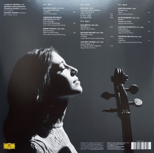 CAMILLE THOMAS - VOICE OF HOPE (2023) RAVEL FAZIL SAY BRUCH WAGNER DVORAK BELLINI - 2LP DEUTSCHE GRAMMOPHON GATEFOLD SIFIR PLAK