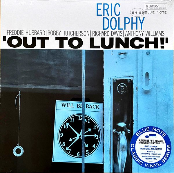 ERIC DOLPHY - OUT TO LUNCH (1964) - LP BLUE NOTE CLASSIC VINYL SERIES 180GR 2021 EDITION SIFIR PLAK