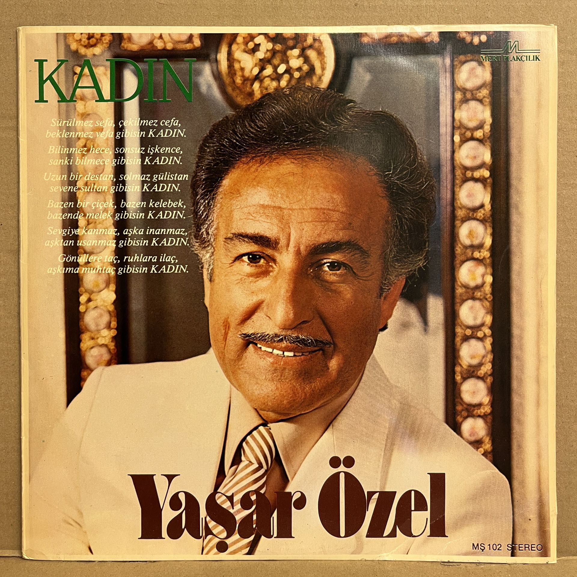 YAŞAR ÖZEL - KADIN (1982) - LP 2.EL PLAK