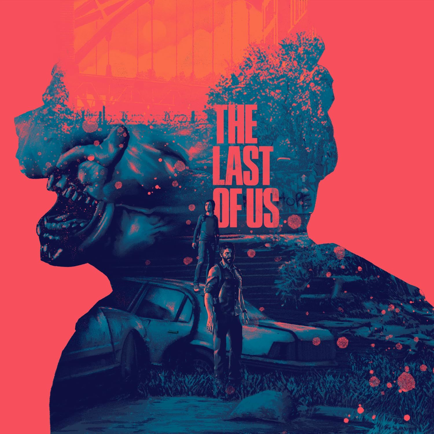 THE LAST OF US - GAME SOUNTRACK 10TH ANNIVERSARY / GUSTAVO SANTAOLALLA - 4LP 2024 RED & BLUE COLOURED EDITION SIFIR PLAK
