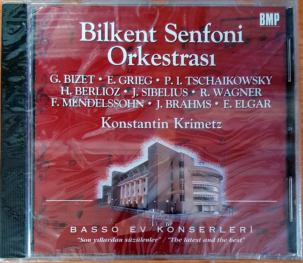 BİLKENT SENFONİ ORKESTRASI / BIZET, GRIEG, TSCHAIKOWSKY, BERLIOZ, SIBELIUS / KONSTANTIN KRIMETZ CD SIFIR