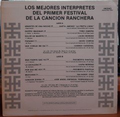 LOS MEJORES INTERPRETES DEL PRIMER FESTIVAL DE LA CANCION RANCHERA (1979) - PLAK 2.EL