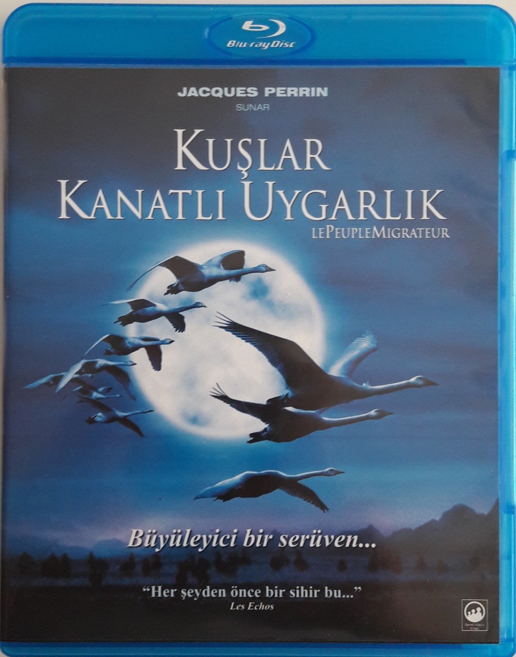 KUŞLAR KANATLI UYGARLIK - LE PEUPLE MIGRATEUR - JACQUES CLUZAUD - MICHEL DEBATS - BLU-RAY 2.EL