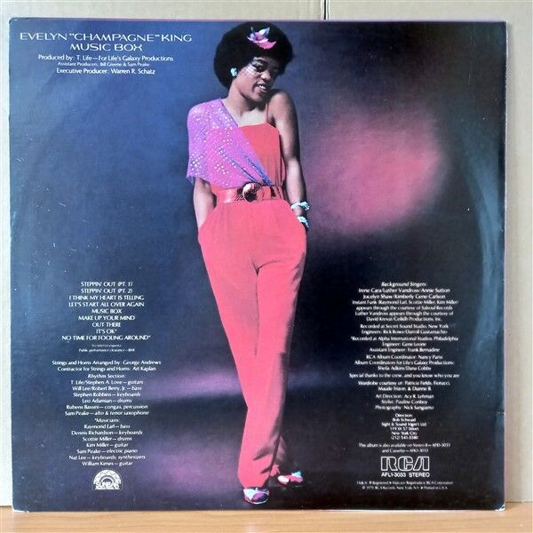 EVELYN ''CHAMPAGNE'' KING – MUSIC BOX (1979) - LP 2.EL PLAK