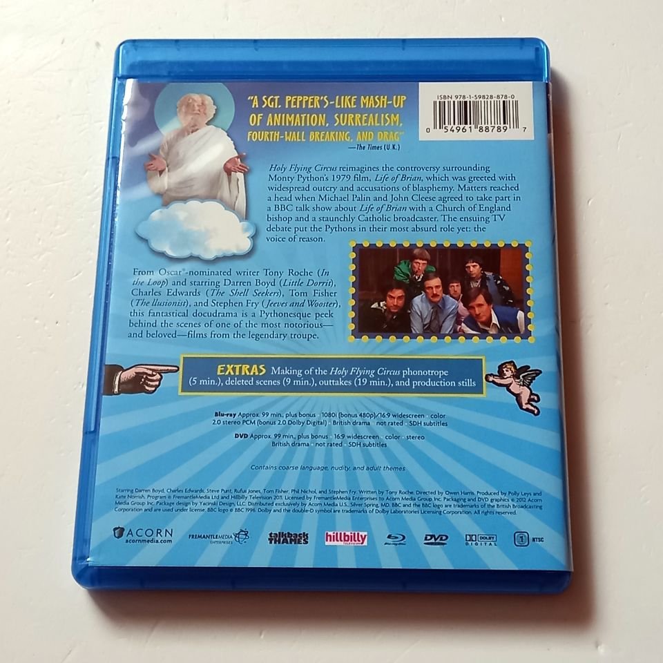 HOLY FLYING CIRCUS - DARREN BOYD, CHARLES EDWARDS, TOM FISHER - YÖN.: OWEN HARRIS - BLU-RAY + DVD REGION A 2.EL TR ALTYAZI YOKTUR