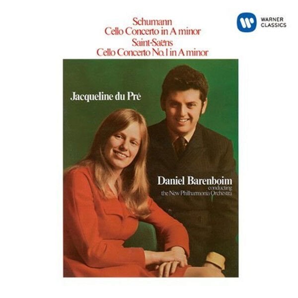 SCHUMANN - SAINT-SAENS / JACQUELINE DU PRE, DANIEL BARENBOIM - CELLO CON. IN A MINOR -  (1969) - LP 2018 REMASTERED REISSUE 180GR SIFIR PLAK