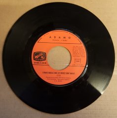 ADAMO - J'AVAIS OUBLIE QUE LES ROSES SONT ROSES / JE N'OUVRIRAI QU'AU SOLEIL (1971) - 7'' 45 DEVİR 2.EL PLAK