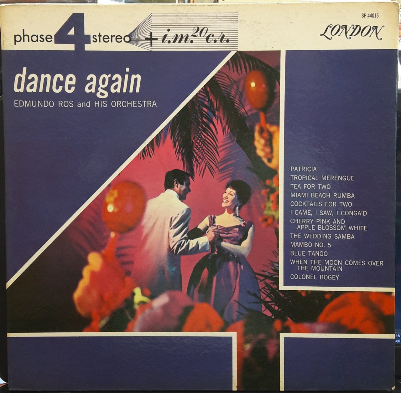 DANCE AGAIN - EDMUNDO ROS - PLAK 2.EL LONDON PHASE 4 STEREO