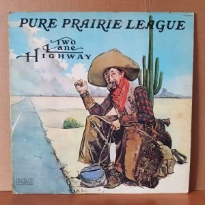 PURE PRAIRIE LEAGUE - TWO LANE HIGHWAY (1975) - LP 2.EL PLAK
