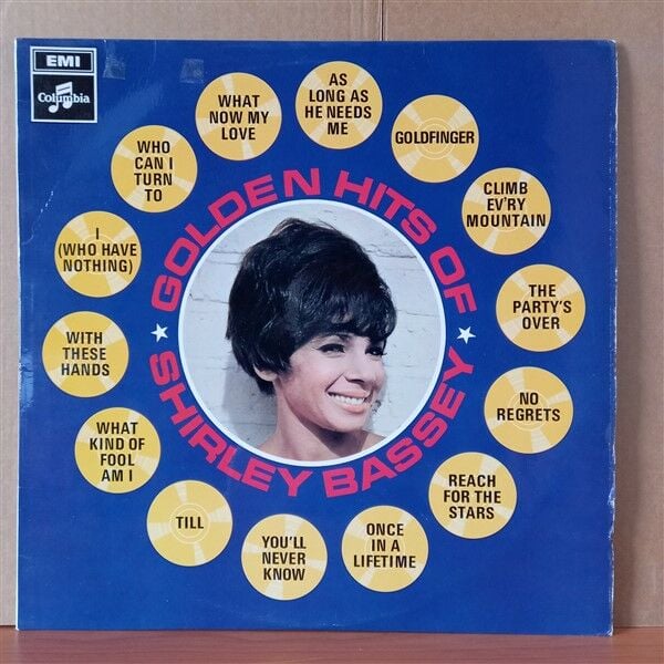 SHIRLEY BASSEY – GOLDEN HITS OF SHIRLEY BASSEY (1965) - LP 2.EL PLAK
