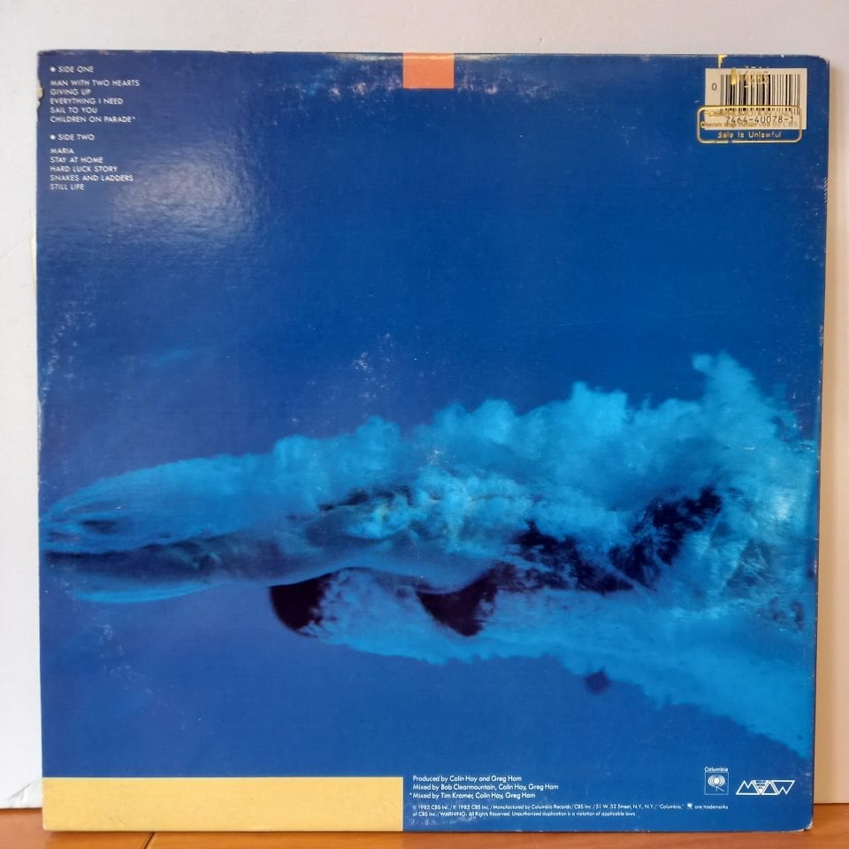 MEN AT WORK – TWO HEARTS (1985) - LP 2.EL PLAK