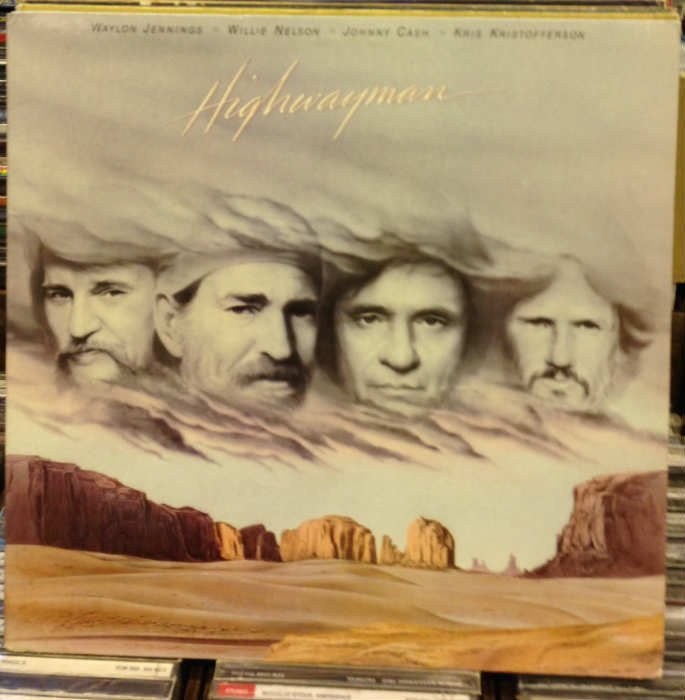 HIGHWAYMEN WAYLON JENNINGS JOHNNY CASH LP
