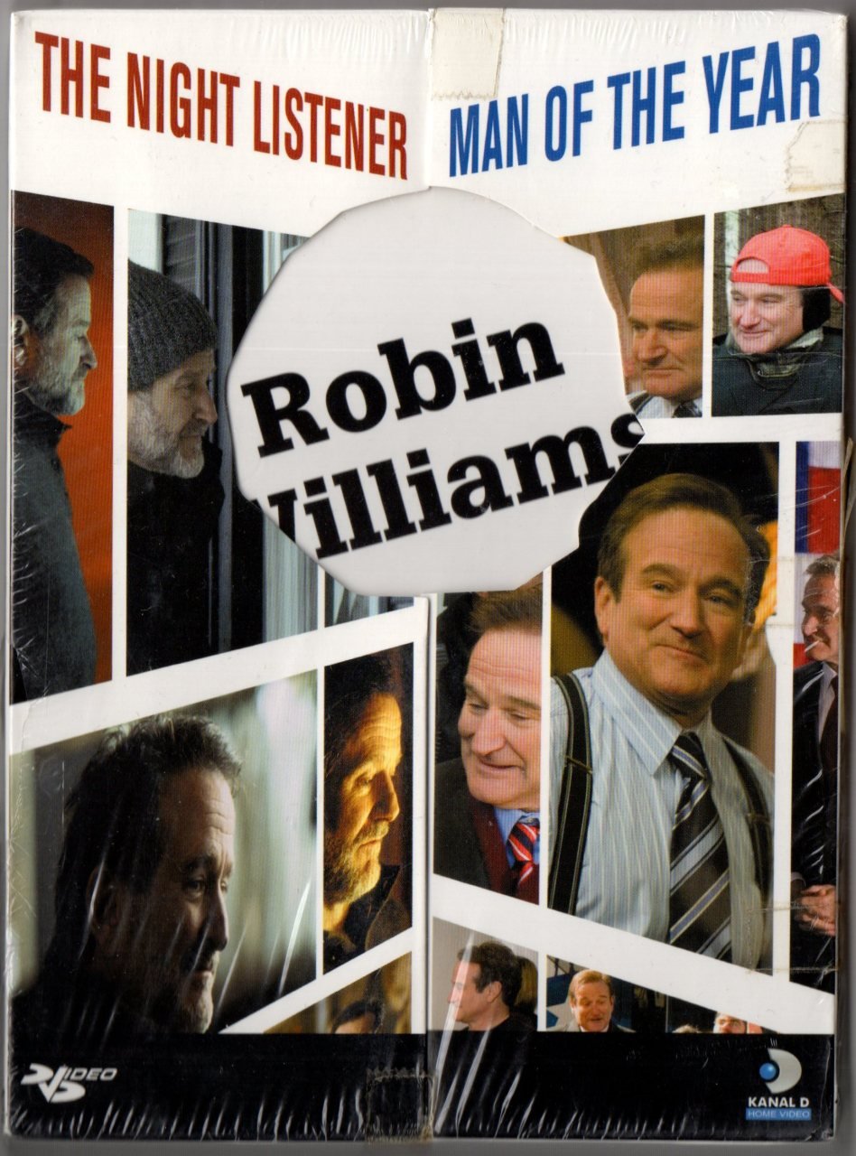 The NIGHT LISTENER / MAN OF The YEAR - ROBIN WILLIAMS - 2DVD SIFIR