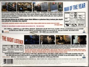 The NIGHT LISTENER / MAN OF The YEAR - ROBIN WILLIAMS - 2DVD SIFIR
