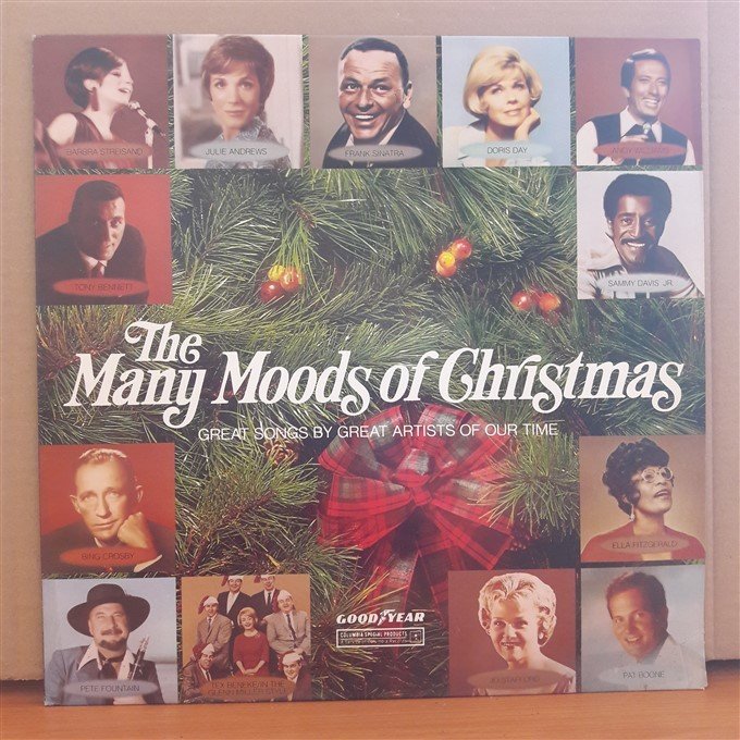THE MANY MOODS OF CHRISTMAS - FRANK SINATRA, BARBRA STREISAND, JULLIE ANDREWS, DORIS DAY (1973) - LP 2.EL PLAK