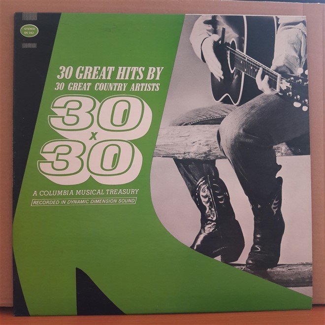 30 GREAT HITS BY 30 GREAT COUNTRY ARTISTS 30*30 - LP 2.EL PLAK
