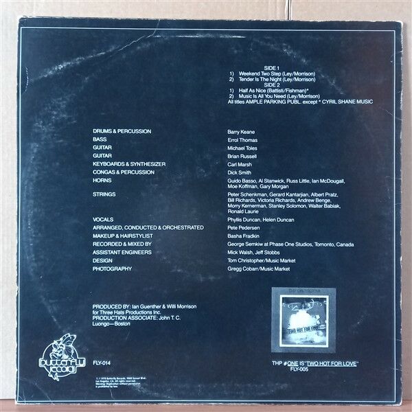 THP – #2 TENDER IS THE NIGHT (1978) - LP 2.EL PLAK