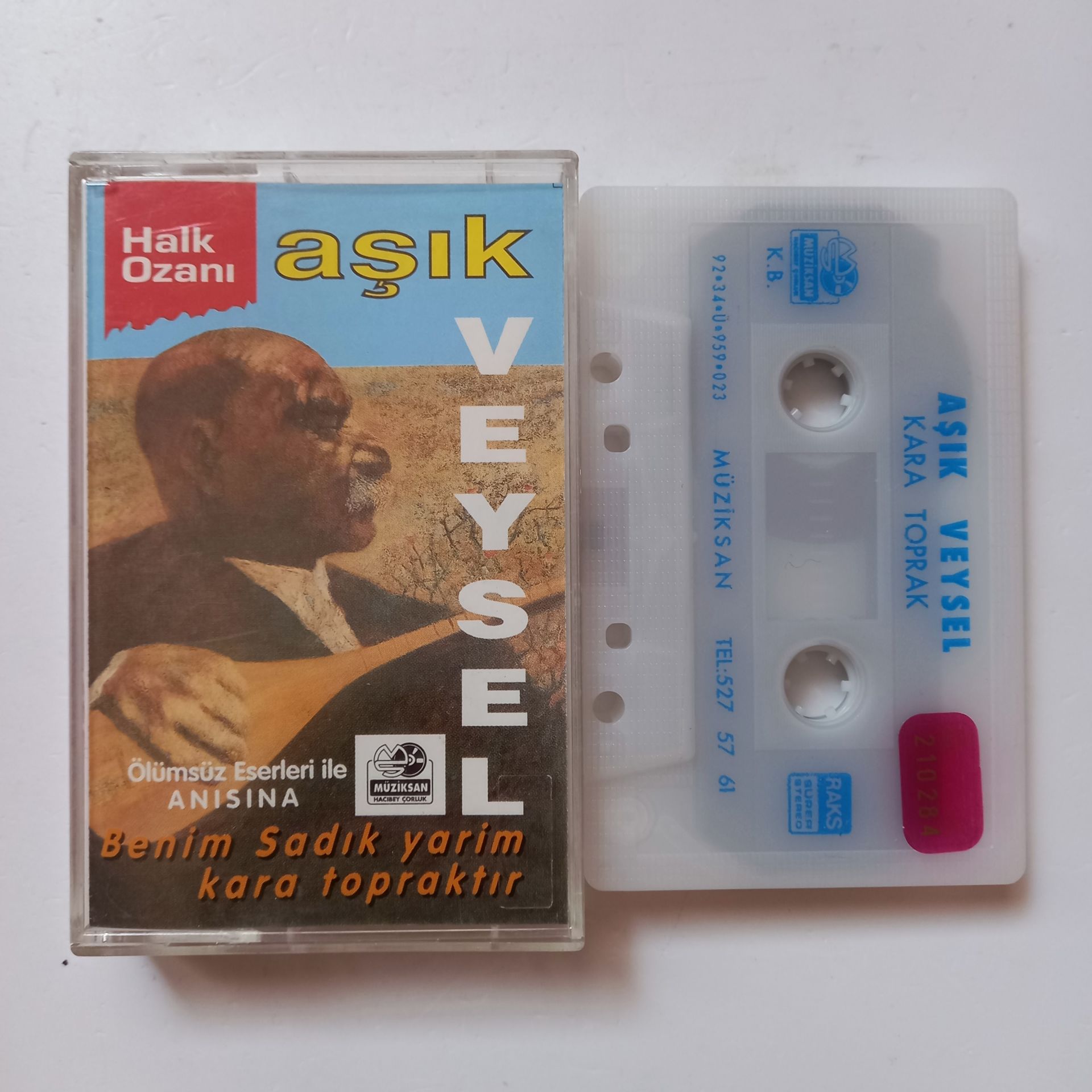 AŞIK VEYSEL - KARA TOPRAK (1992) - KASET 2.EL