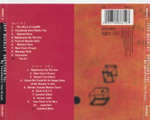 JEFF BUCKLEY – SKETCHES FOR MY SWEETHEART THE DRUNK (2008) 2xCD AMBALAJINDA SIFIR