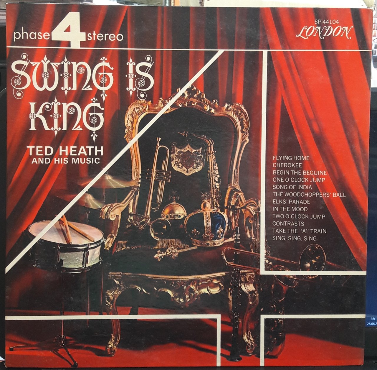 SWING IS KING - TED HEAT - PLAK 2.EL LONDON PHASE 4 STEREO