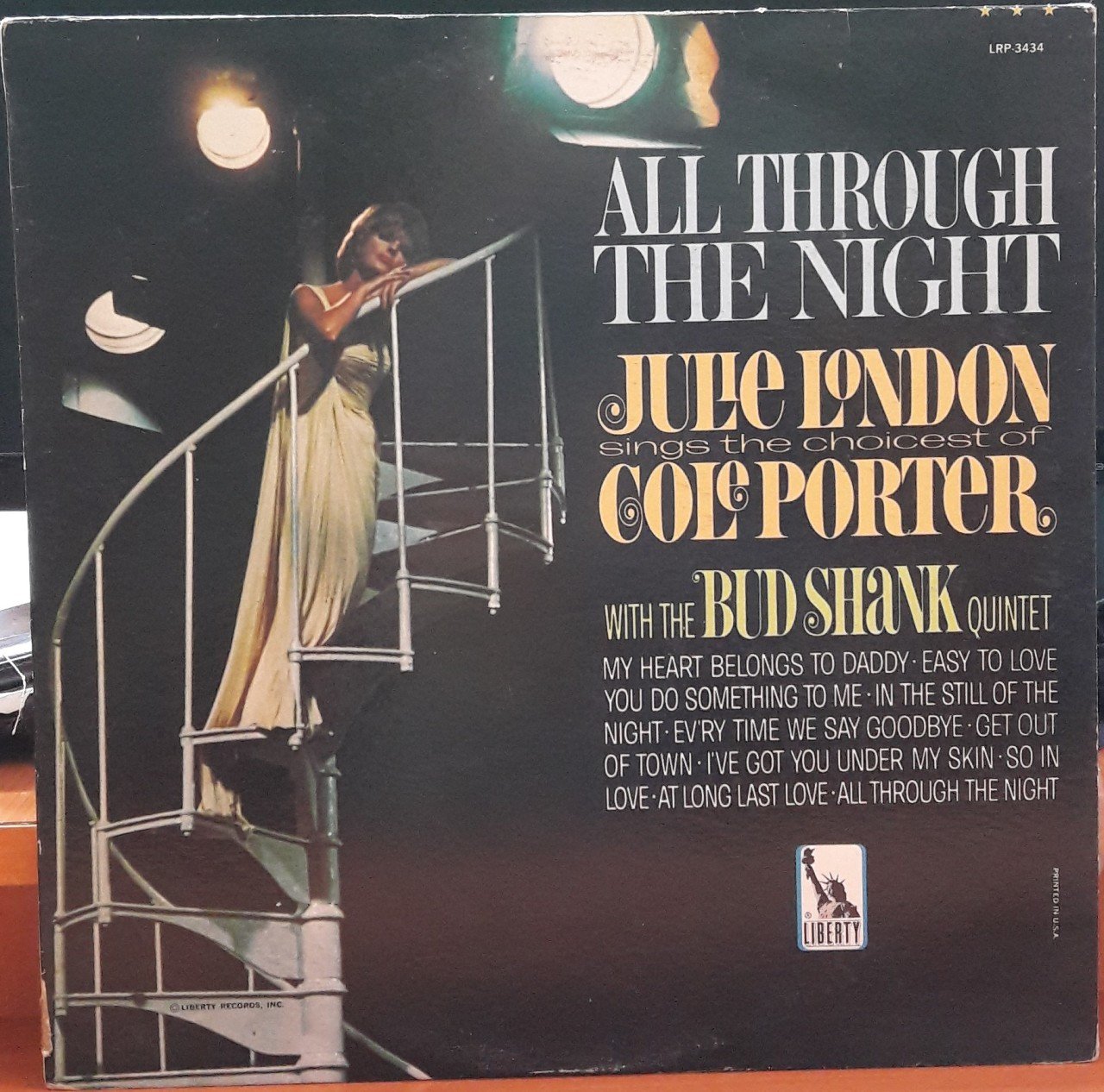 JULIE LONDON - SINGS THE CHOICEST OF COLE PORTER ALL THROUGH THE NIGHT - PLAK 2.EL