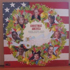 CHRISTMAS AMERICA - NAT KING COLE, ELLA FITZGERALD, DEAN MARTIN, PEGGY LEE - LP 2.EL PLAK
