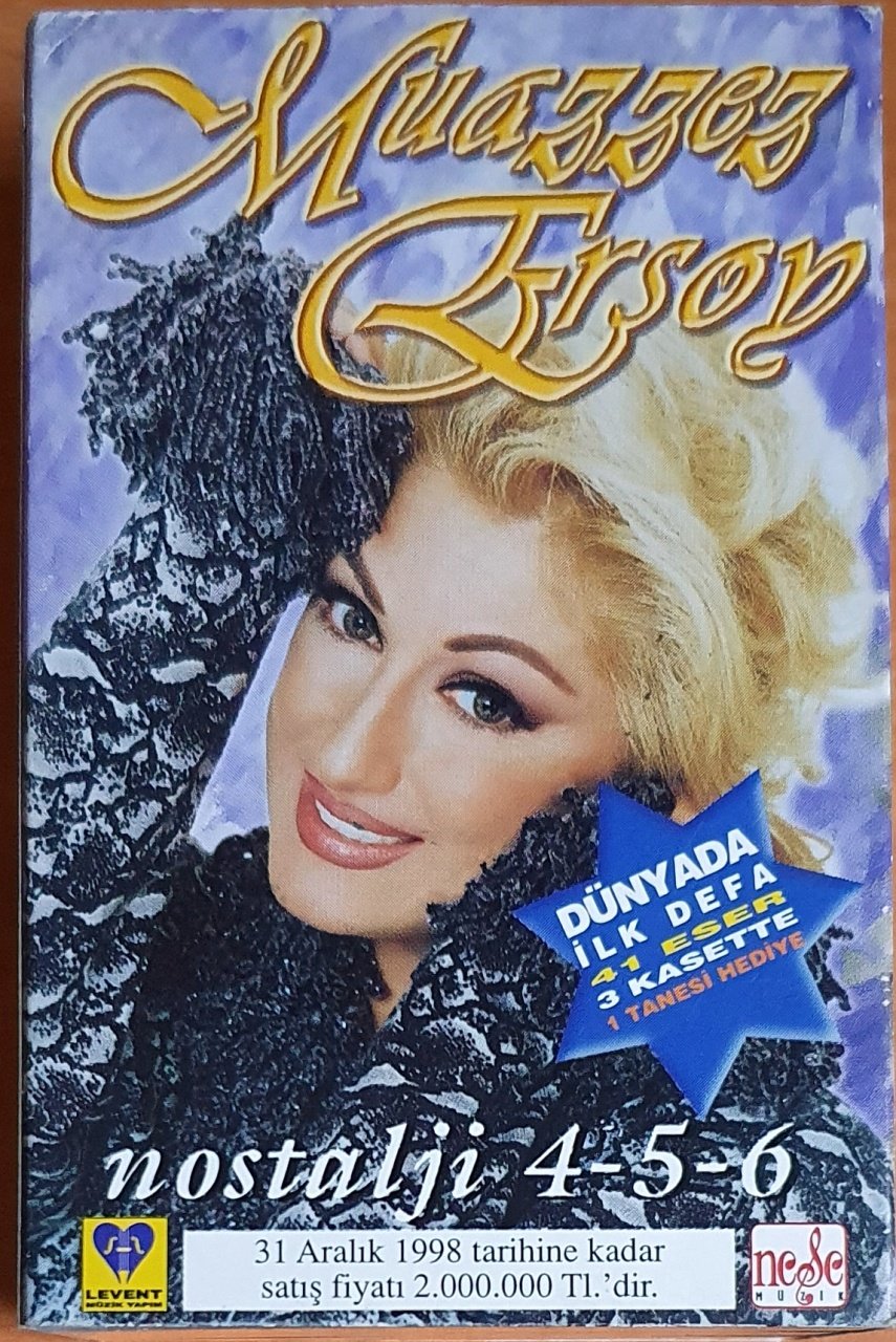 MUAZZEZ ERSOY - NOSTALJİ 4-5-6 - 3KASET 2.EL