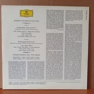 ROBERT SCHUMANN: STREICHQUARTETT A-DUR, KLAVIERQUINTETT ES-DUR / CHRISTOPH ESCHENBACH, DROLC-QUARTETT (1966) - LP 2.EL PLAK