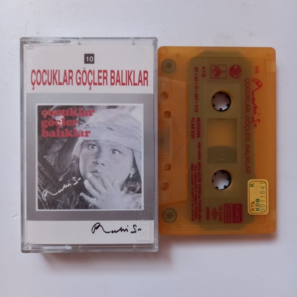 RUHİ SU - ÇOCUKLAR GÖÇLER BALIKLAR (1987) - KASET 2.EL
