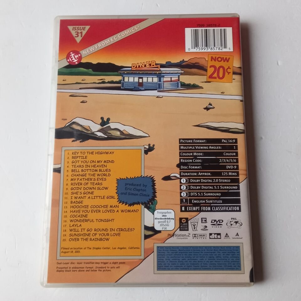 ERIC CLAPTON - ONE MORE CAR, ONE MORE TOUR / LIVE ON TOUR 2001 - DVD 2.EL