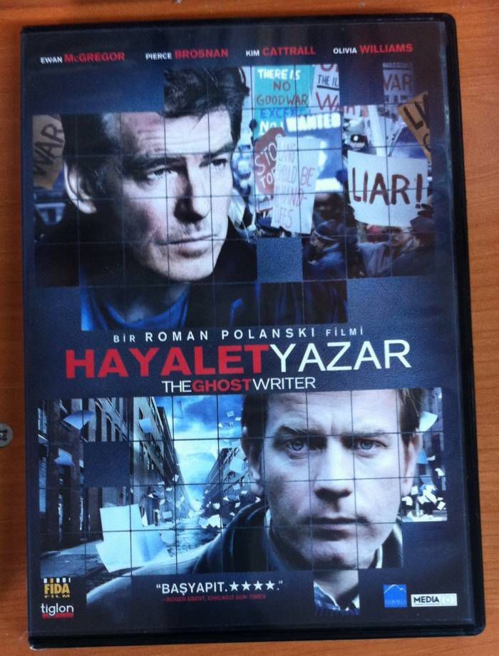 HAYALET YAZAR  - THE GHOST WRITER - EWAN McGREGOR - PIERCE BROSNAN - ROMAN POLANSKI - DVD 2.EL