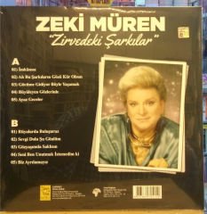 ZEKİ MÜREN - ZİRVEDEKİ ŞARKILAR (1989) - LP 2018 EDİSYON SIFIR PLAK