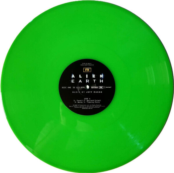 ALIEN EARTH - SOUNDTRACK / MUSIC BY JEFF RUSSO (2025) - 2xLP 2026 GREEN COLOURED EDITION SIFIR PLAK