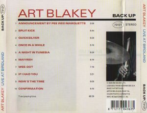 ART BLAKEY – QUICKSILVER LIVE AT BIRDLAND, NYC (2005) CD AMBALAJINDA SIFIR
