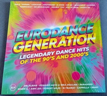 VARIOUS – EURODANCE GENERATION / DR. ALBAN, GALA, ACE OF BASE, SNAP!, ROBERT MILES (2025) - 2LP SIFIR PLAK