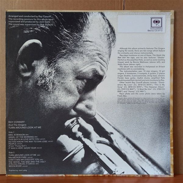 RAY CONNIFF AND THE SINGERS – TURN AROUND LOOK AT ME (1968) - LP 2. EL PLAK