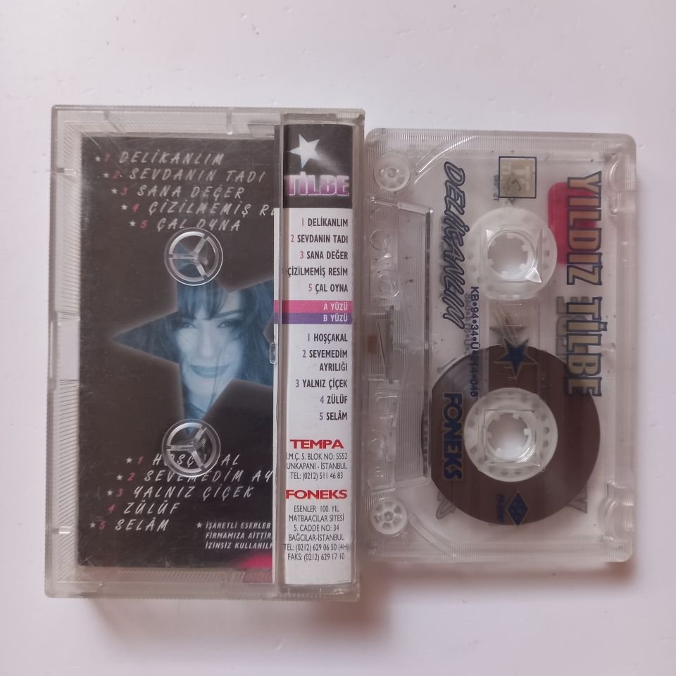 YILDIZ TİLBE - DELİKANLIM (1994) - KASET 2.EL