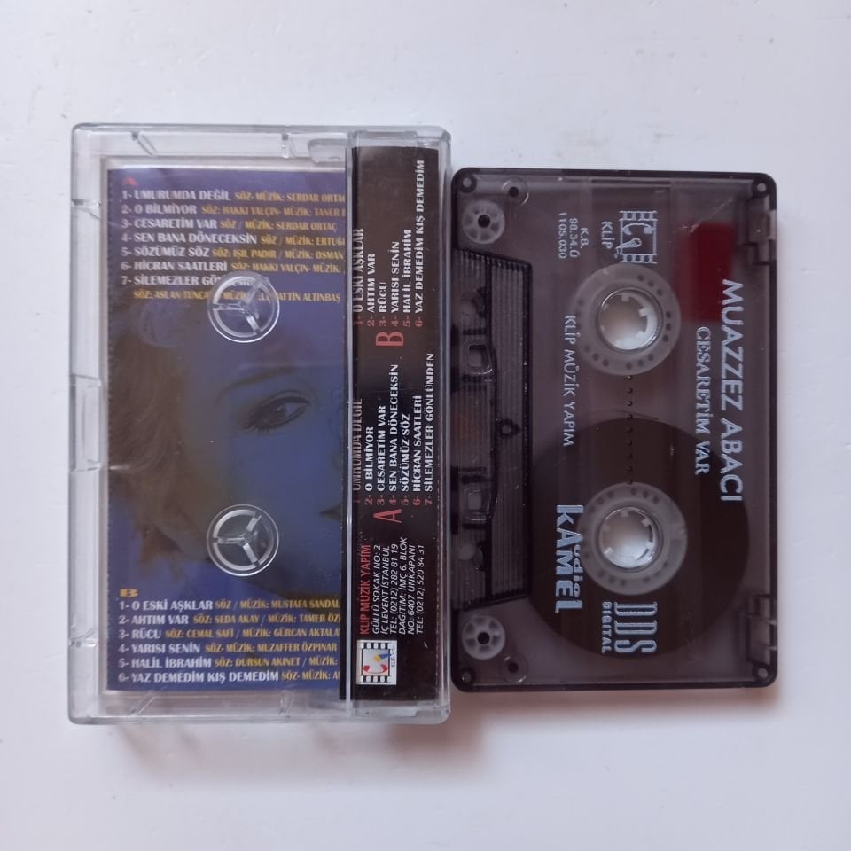 MUAZZEZ ABACI - CESARETİM VAR (1998) - KASET 2.EL