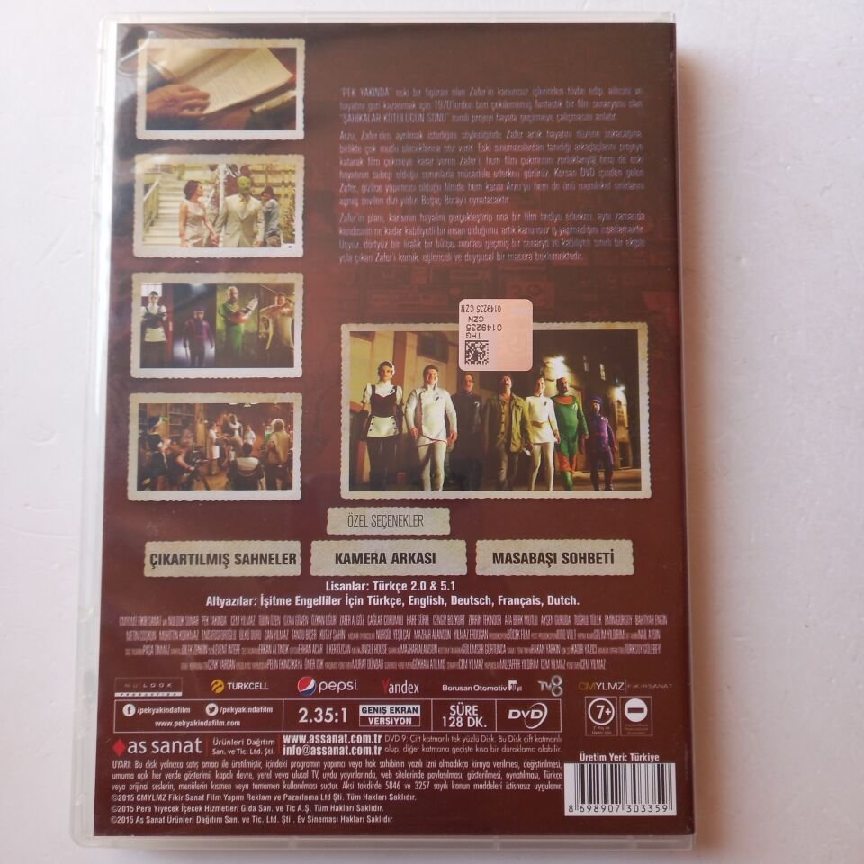 PEK YAKINDA - CEM YILMAZ, TÜLİN ÖZEN, ÖZKAN UĞUR - 2DVD 2.EL