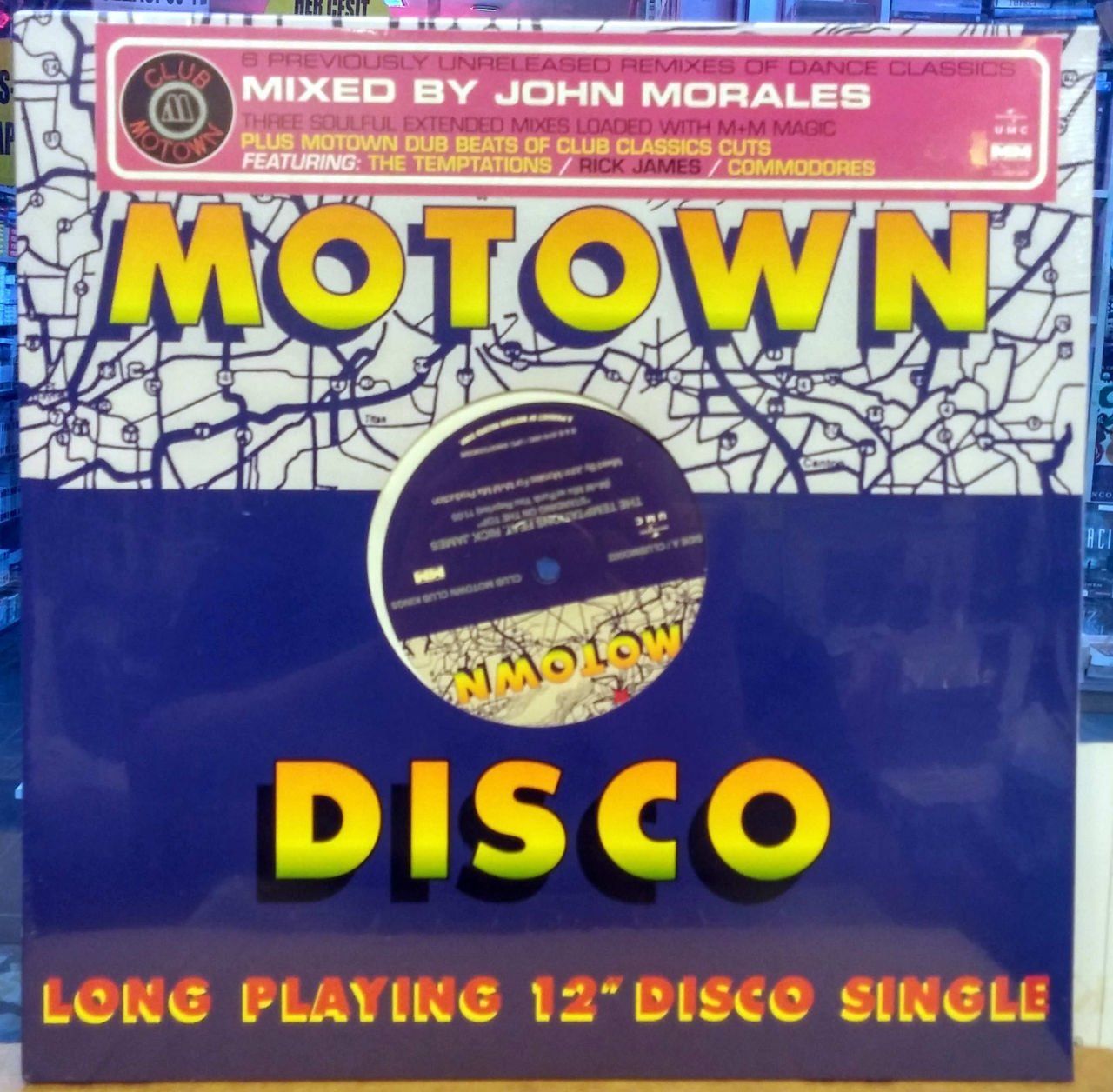 MOTOWN DISCO MIXED BY JOHN MORALES LP SIFIR