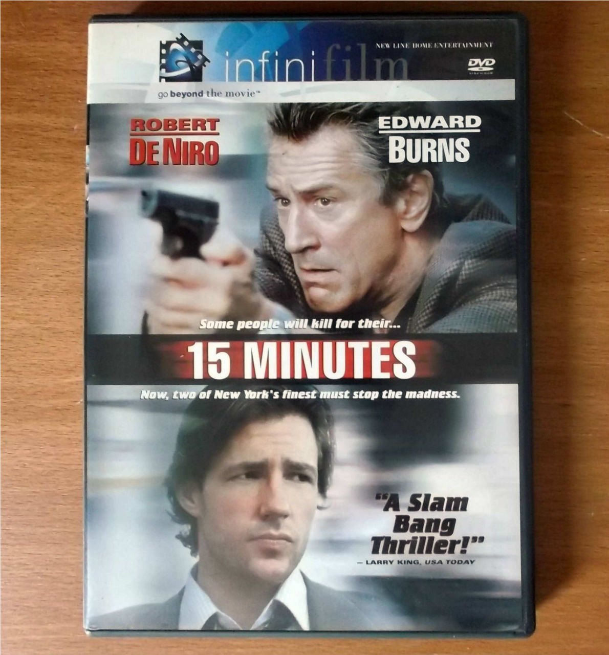 15 DAKİKA - 15 MINUTES - ROBERT DE NIRO - EDWARD BURNS - DVD 2.EL 1.BÖLGE TR ALTYAZI YOKTUR