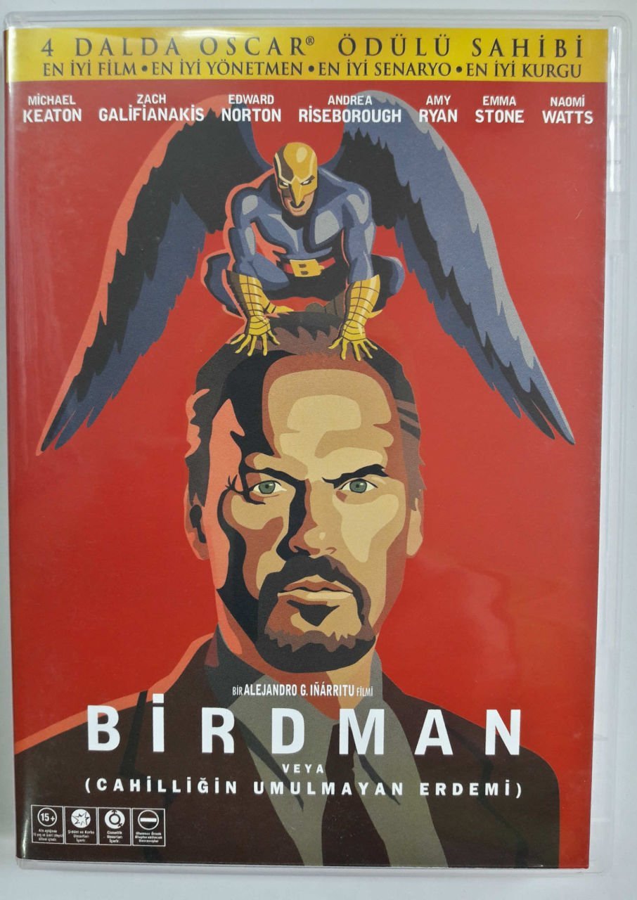 BIRDMAN - MICHAEL KEATON - ZACH GALIFIANAKIS - EDWARD NORTON - ALEJANDRO GONZÁLEZ IÑÁRRITU - DVD 2.EL