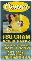 DEMET SAĞIROĞLU - DEMET / PAPATYA FALLARI (2000) - LP 2021 BASIM SINIRLI NUMARALI TRANSPARAN SARI RENKLİ SIFIR PLAK