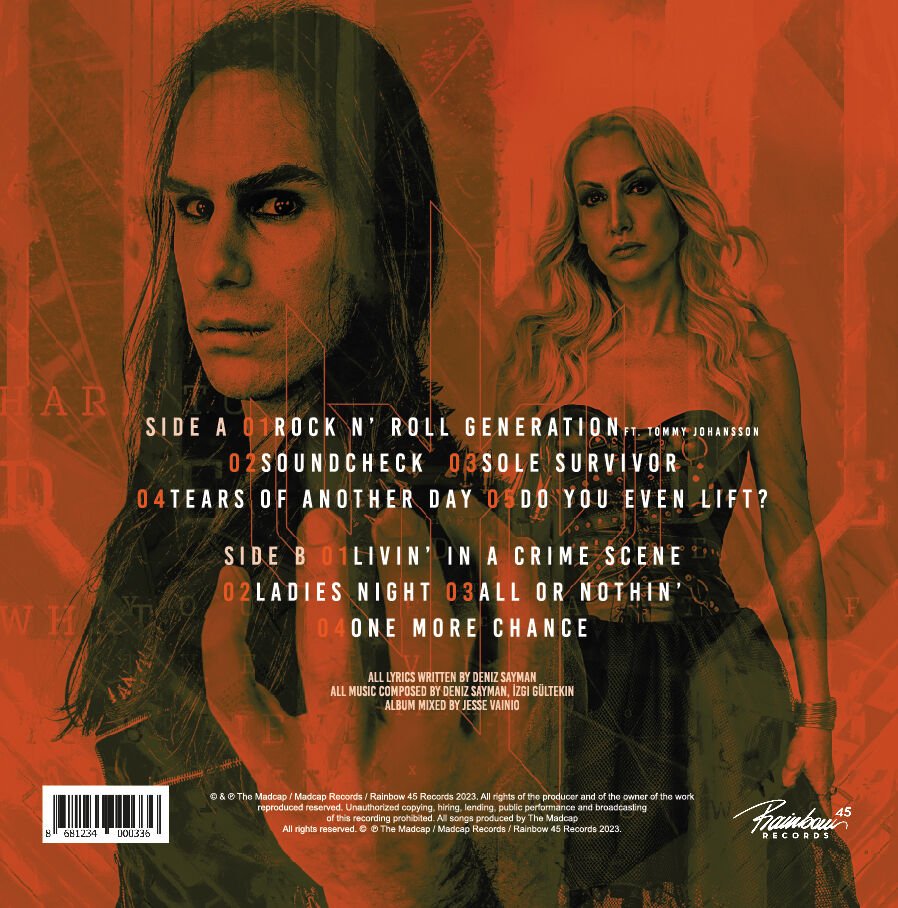 THE MADCAP - BEAT THE DESTINY (2023) LP SIFIR PLAK TURKISH HARD ROCK