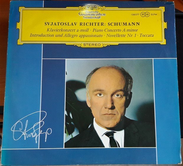 SCHUMANN PIANO CONCERTO, TOCCATA SVITOSLAV RICHTER - LP 2.EL