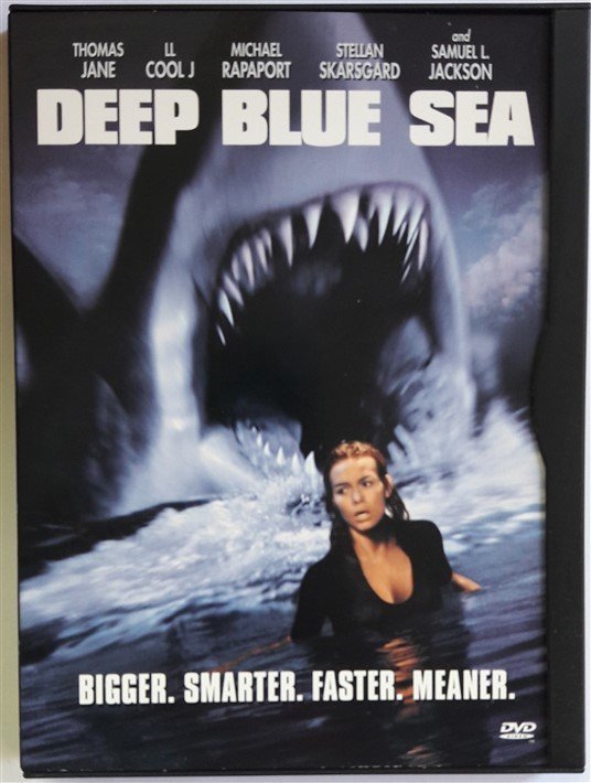 DEEP BLUE SEA - THOMAS JANE - LL COOL J - SAMUEL L. JACKSON - SNAPCASE DVD 2.EL